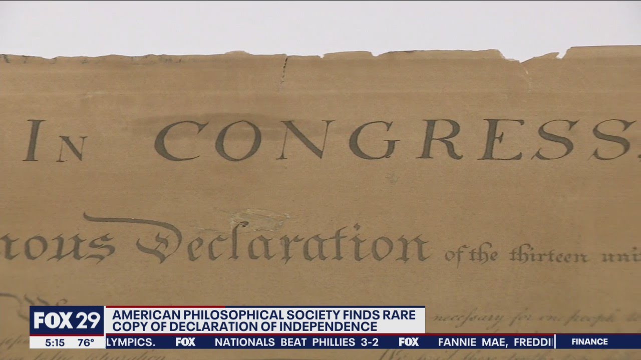 American Philosophical Society finds rare copy of