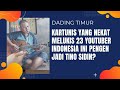 Kartunis yang Nekat Melukis 23 Youtuber Indonesia ini Pengen jadi Tino Sidin?