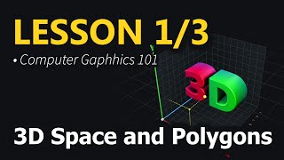 [CG-101] Cinema 4D Lesson 1/3 - 3D Space and Polygons
