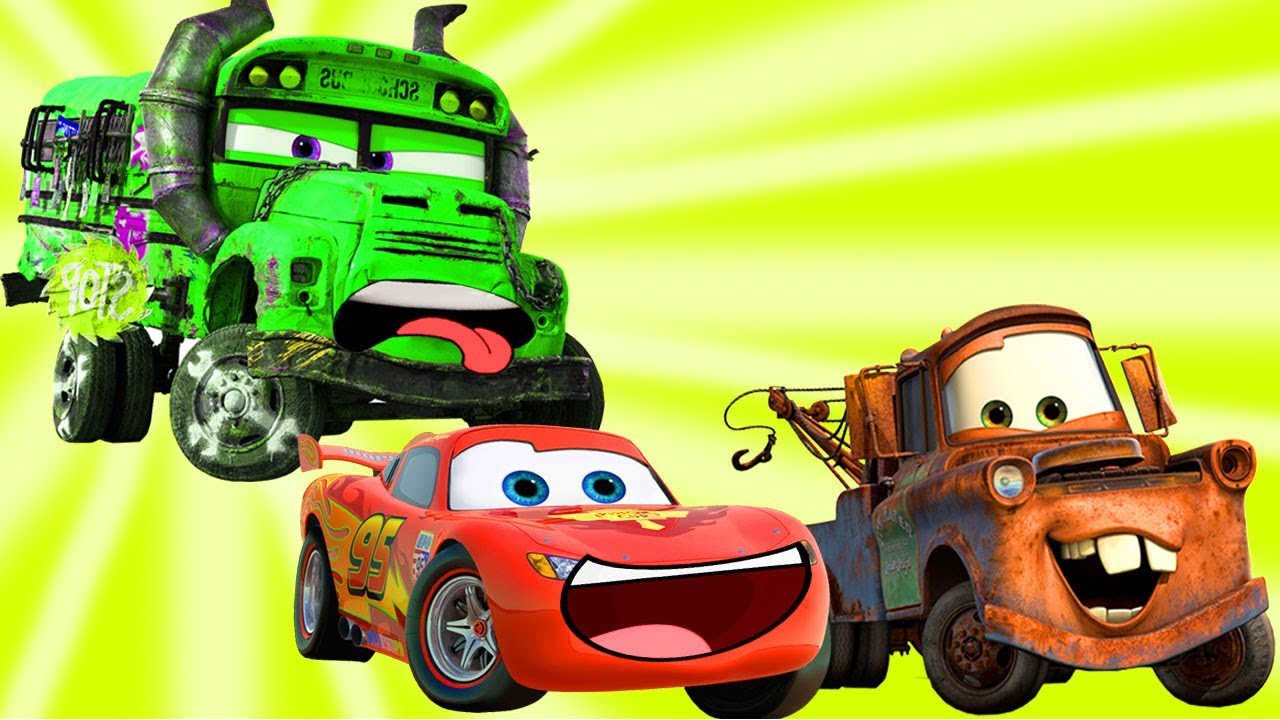 Disney Cars 3 Movie Best Scenes Learn Colors with Lightning Mcqueen