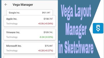 Vega Layout Manager in Sketchware