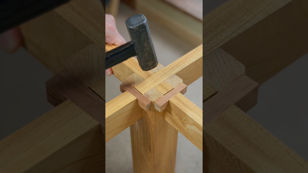 A Classic Joint, With a Twist #shorts #woodworking #diy