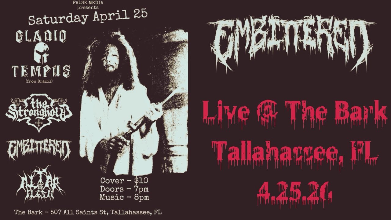 Embittered [FL] Full Set 4.25.2026 @ The Bark - YouTube