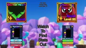 Showcasing Shiny Eternal Heart And Shiny Gummy Dogcat In Roblox Mining Simulator 2 *Ms2*