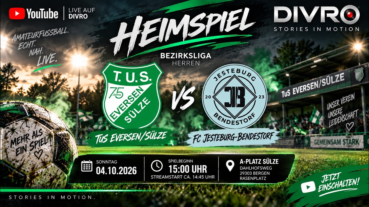 09. Spieltag - TuS Eversen/Sülze vs FC Jesteburg-Bendestorf