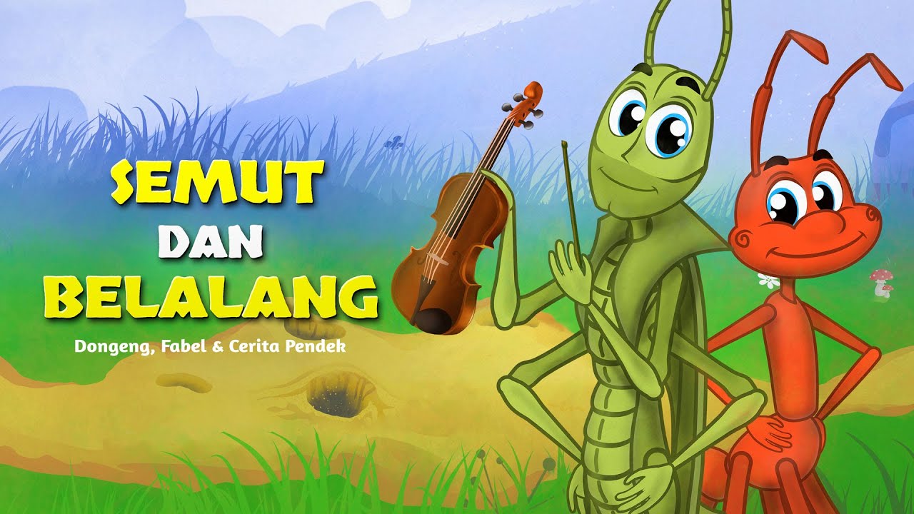 Semut dan Belalang - Kartun Anak Cerita2 Dongeng Anak Bahasa Indonesia