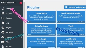 How to install plugins into your Aternos server | | Every Version!!