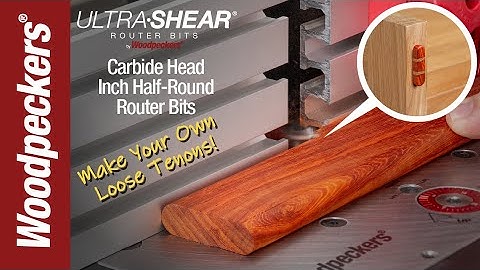 Ultra-Shear Inch Half Round Router Bits