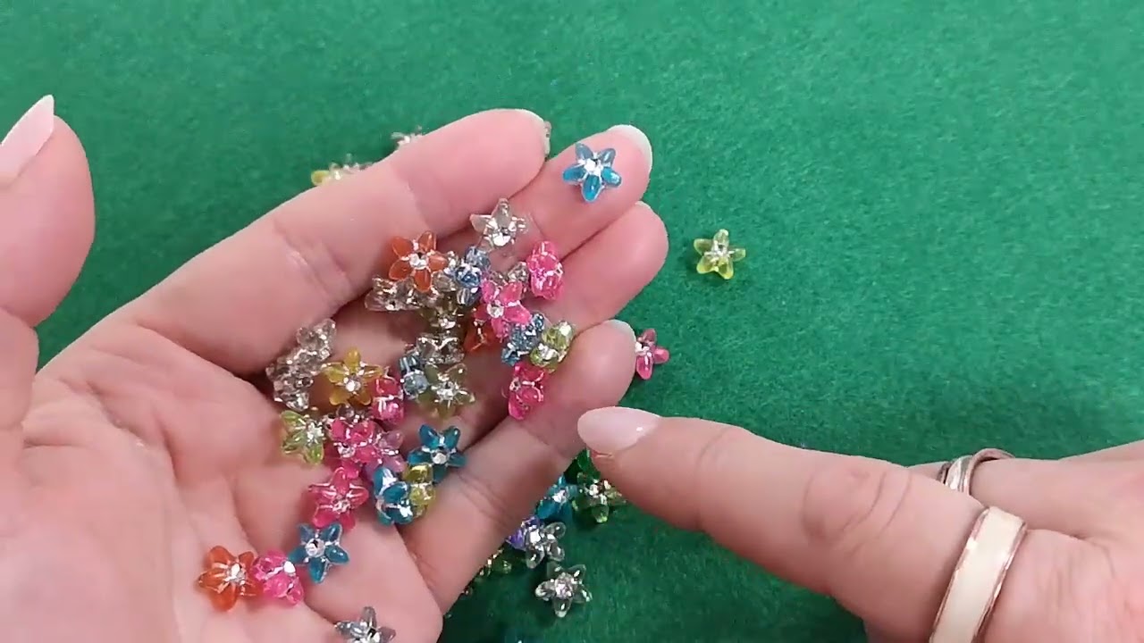Mixed-Colour/Silver Acrylic Star Beads 10mm Pack Of 100+ Y16840