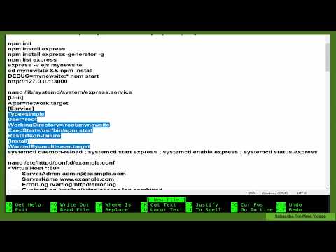 How To install Express.js With Apache Proxy On Rocky Linux 8.5