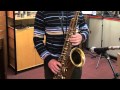 Body and soul  jazz backing track  played on a selmer 1938 balanced action tenor saxophone