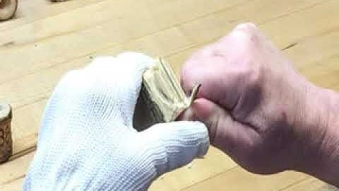 CARVING an ARROW HEAD #2 SCOUT NECKERCHIEF SLIDE