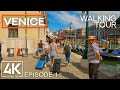 VENICE, Italy - 4K City Walking Tour - Episode #1 - Exploring European Cities