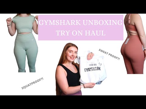 GYMSHARK UNBOXING & TRY ON HAUL | NEW RELEASES 2020 | squat proof? | worth the hype?!