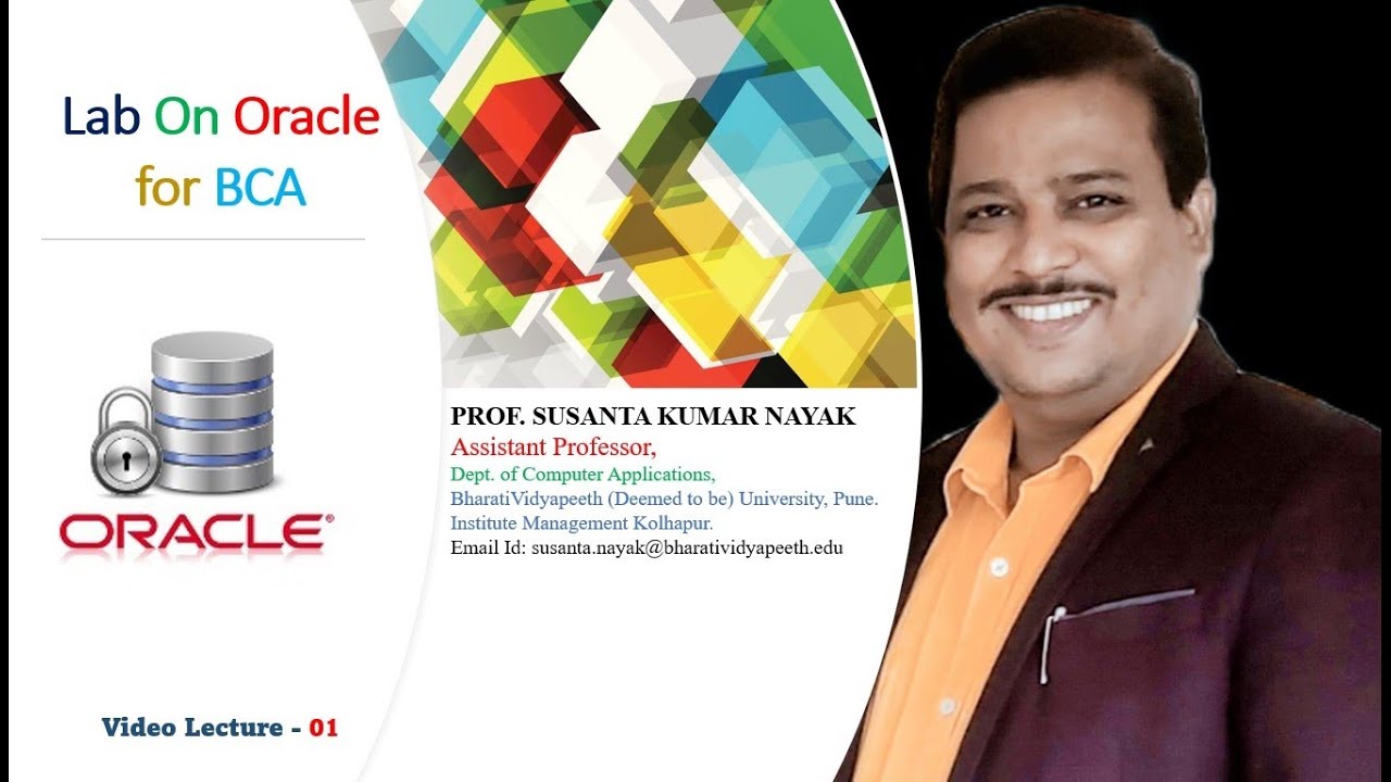 BCA -Sem-III Lab On Oracle -Video No- 01