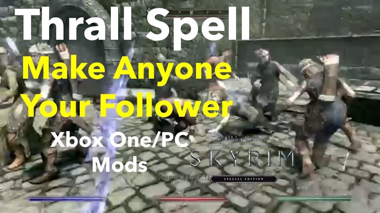 skyrim how to make anyone a follower