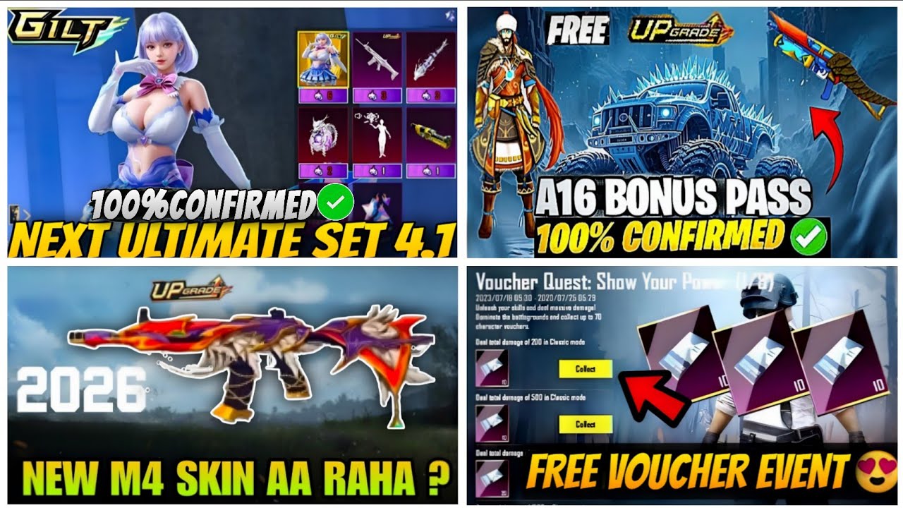 A16 BONUS PASS LEAKS BGMI🔥| NEXT ULTIMATE SET 4.1 LEAKS😍| NEW M416 SKIN BGMI😈|A16 ROYAL PASS LEAKS✅