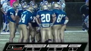 Colonials Football vs Boston Latin 10/14/11