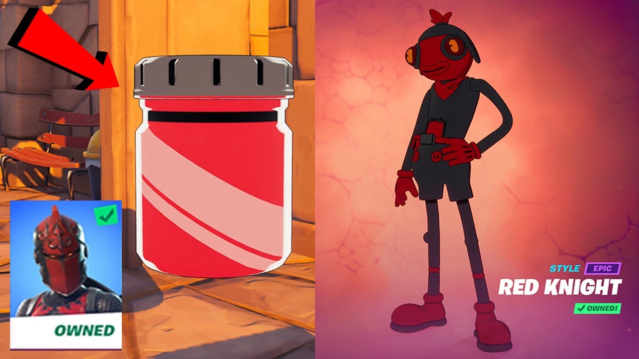 How To Unlocked Knightly Crimson Red Knight Toona Fish Edit Style In Fortnite Chapter 2 Season 8!