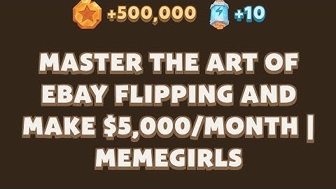 Master the Art of eBay Flipping and Make $5,000/Month | MemeGirls video code