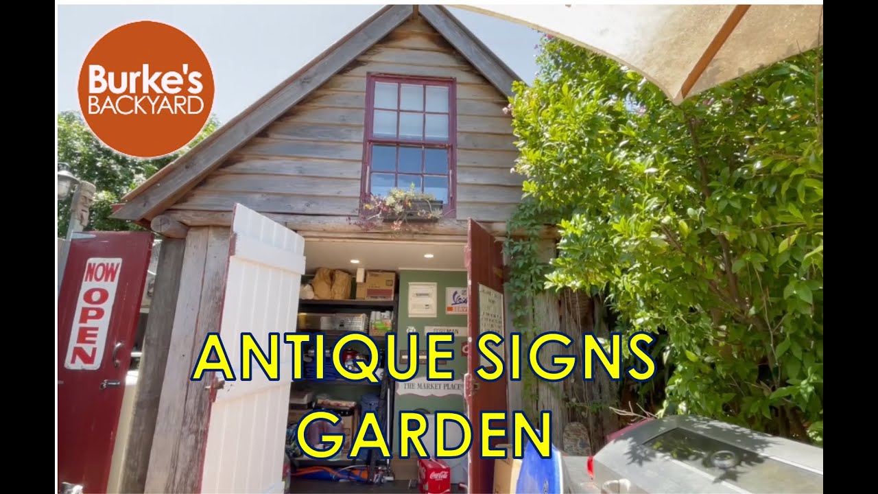 Antique Signs Garden, Burke's Backyard