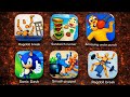 Best Mobile Games Compilation#23|Ragdoll Break, HuggyStory, Food Run, Talking Tom,AnnoyingUnclePunch