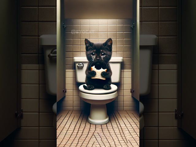 No one wants a black Cat 😿 #cat #cute #kitten class=
