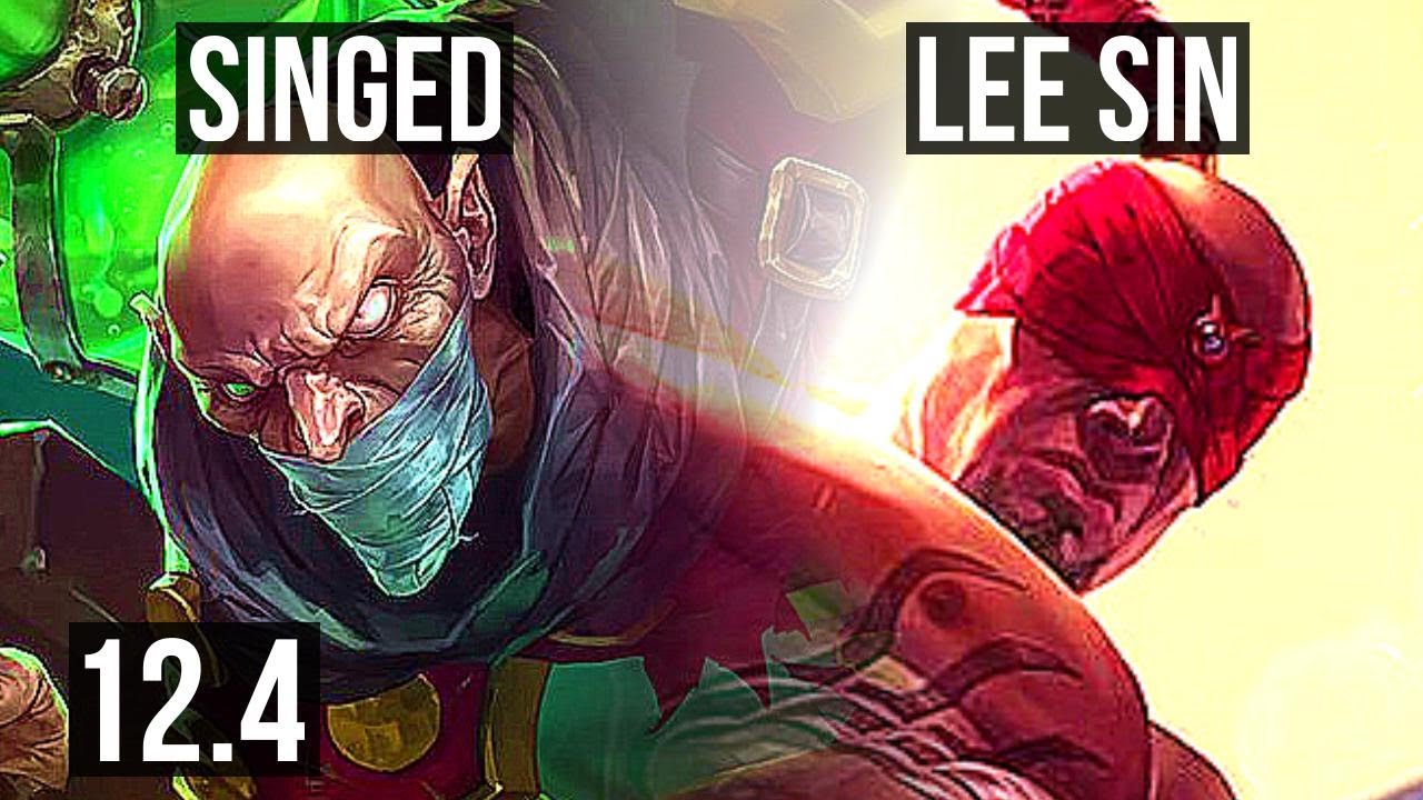 SINGED vs LEE SIN (JNG) | 8/0/7, 2.2M mastery, 700+ games, Legendary | NA Master | 12.4