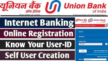Union Bank Net Banking Registration | How To Register Net Banking In Union Bank Of India Online |New
