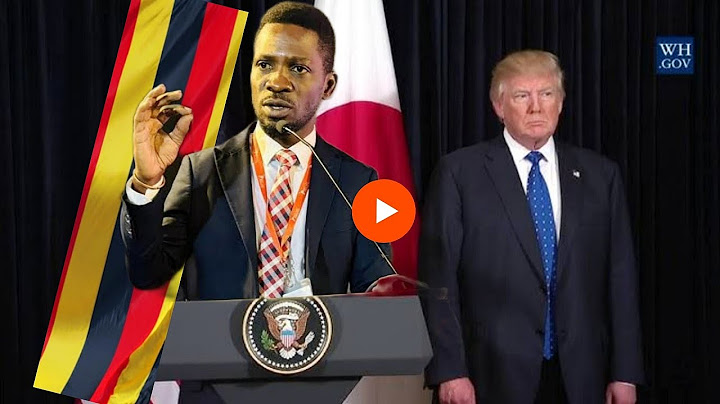 BreakingNews! Bobi wine Meets and Addresses American President Trump |M7 Must Resign Trump confirms