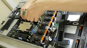 How to add RAMs to Dell blade server.