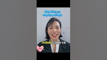 bí kíp để luôn tích cực mỗi ngày #thanhcong #phattrienbanthan #luathapdan #phunu
