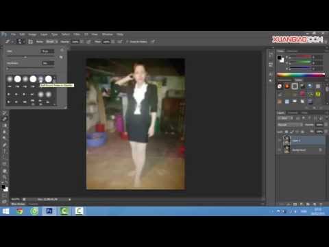 Hướng dẫn làm mờ hậu cảnh bằng Photoshop