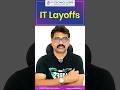 IT Layoffs | Why IT Layoffs Are Happening | Career Guidance for IT Professionals | SR Technologies