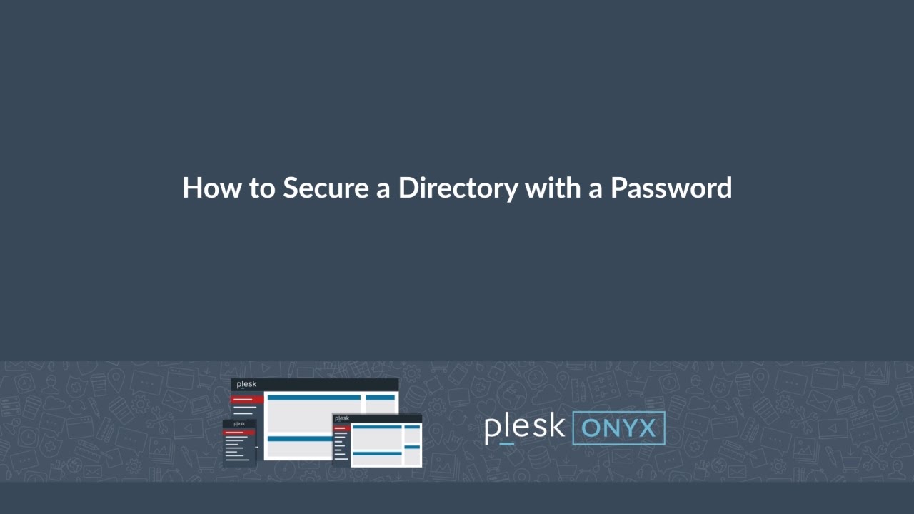 ⁣How to create a password-protected directory