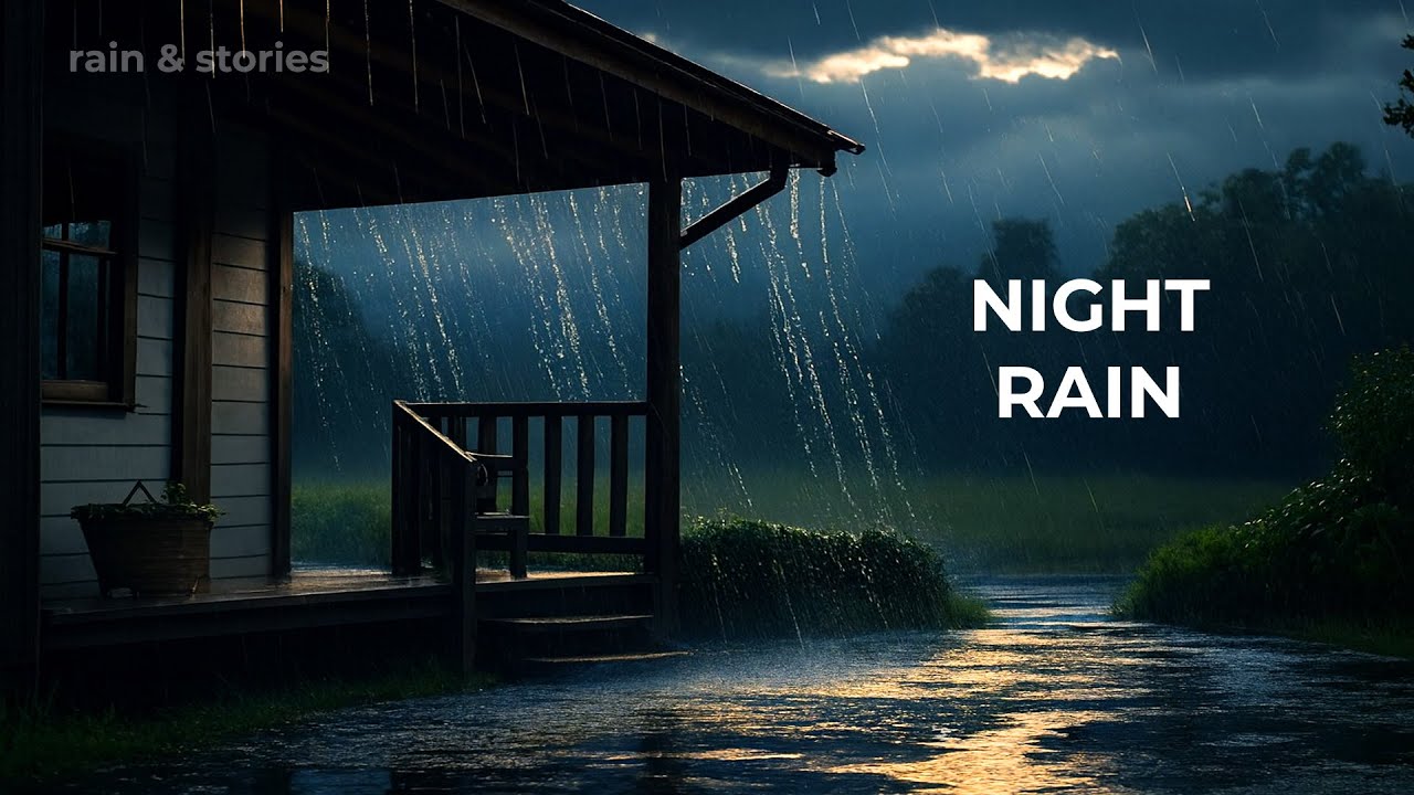 Peaceful Night Rain 🌧️ Sleep Sounds to Stop Overthinking & Restore Inner Balance