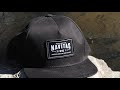 Mfg black fishing snapback cap from navitas outdoors