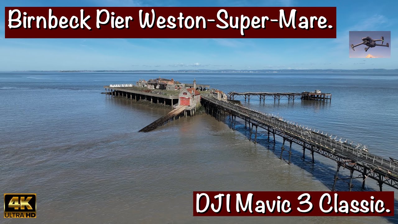 Birnbeck Pier Weston-super-Mare | Incredible 4K Drone Flyover