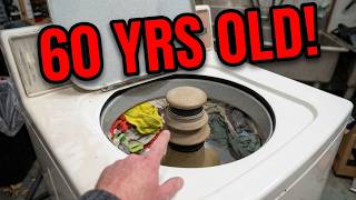 60 Year Old Washing Machine Doing Laundry Like a PRO! Vintage Frigidaire General Motors WI-56