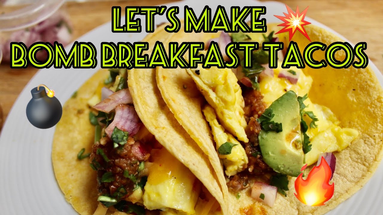 Homemade Breakfast Tacos with FoodForeal