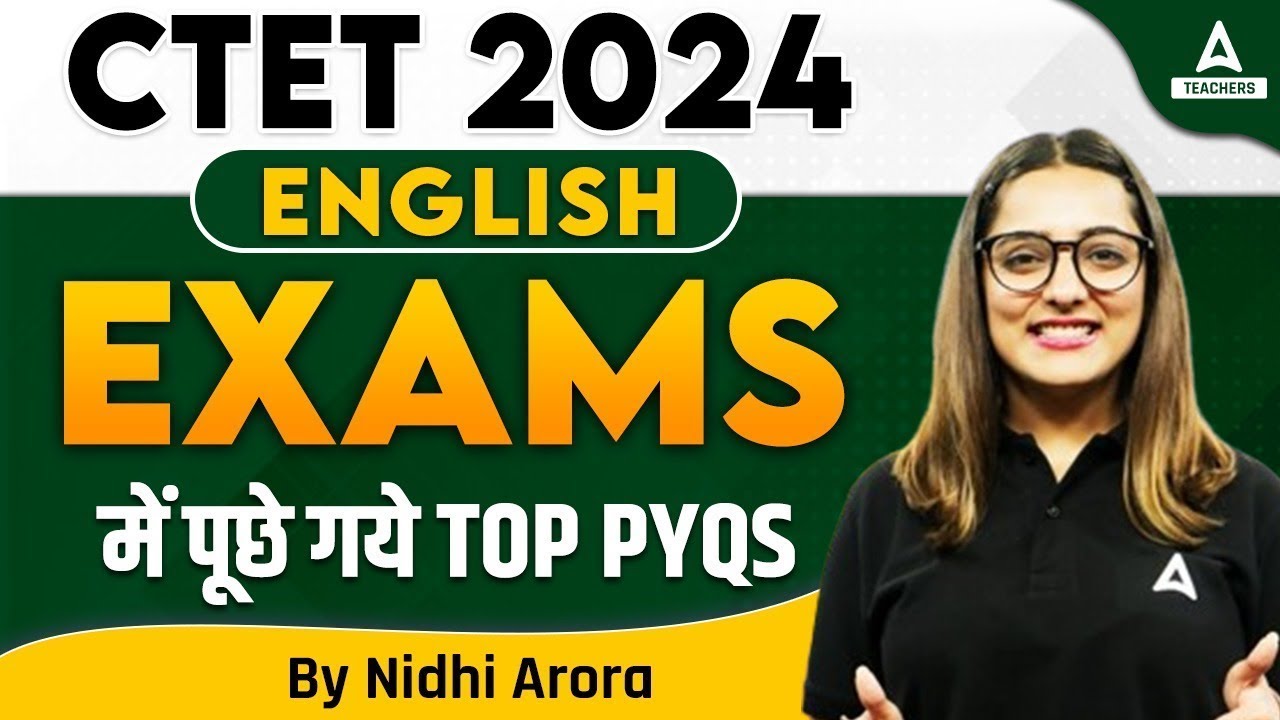 CTET English Previous Year Question Paper By Nidhi Arora | CTET English ...