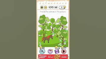 find the animals in the picture level 168: Brain Test
