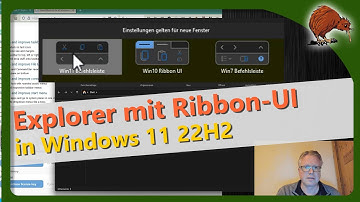 Ribbons in Windows 11 Explorer mit 22H2