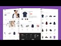 Ecommerce website with html css javascript  full responsive ecommerce website