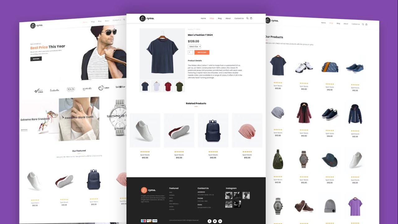 How To Make Ecommerce Website Using HTML And CSS Step By Step - Create e-commerce website