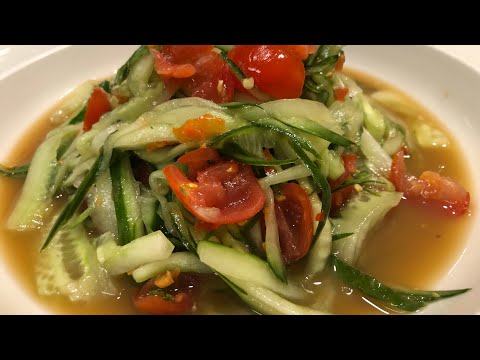 Lao Food: How I Make Cucumber Salad