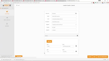 Admin Training on Adding new print locations for ePRINTit Partners