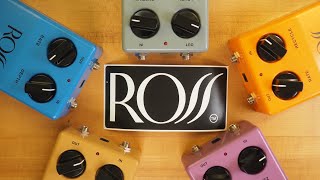 ROSS Electronics Pedal Lineup RELAUNCHED!
