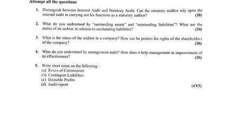 Eco 12 elements of auditing 19-20 (2022-2023) IGNOU ASSIGNMENT QNS ANS PDF SOLVED TMA STUDY FULL jan