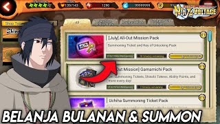 TOP UP 200K BISA DAPET 1350SB BELANJA BULANAN &amp; SUMMON - NARUTO X BORUTO NINJA VOLTAGE